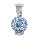 Ваза фарфоровая с синими цветочными мотивами Independence варинант исполнения - 1 | Loft Concept в Перми