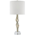 Настольная лампа с фигурным состаренным основанием Flooding with Light варинант исполнения - 2 | Loft Concept в Перми