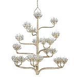 Люстра в виде растения Silver Flower Glade варинант исполнения - 3 | Loft Concept в Перми