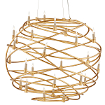 Люстра золотая в форме спирали Fancy Pattern варинант исполнения - 2 | Loft Concept в Перми