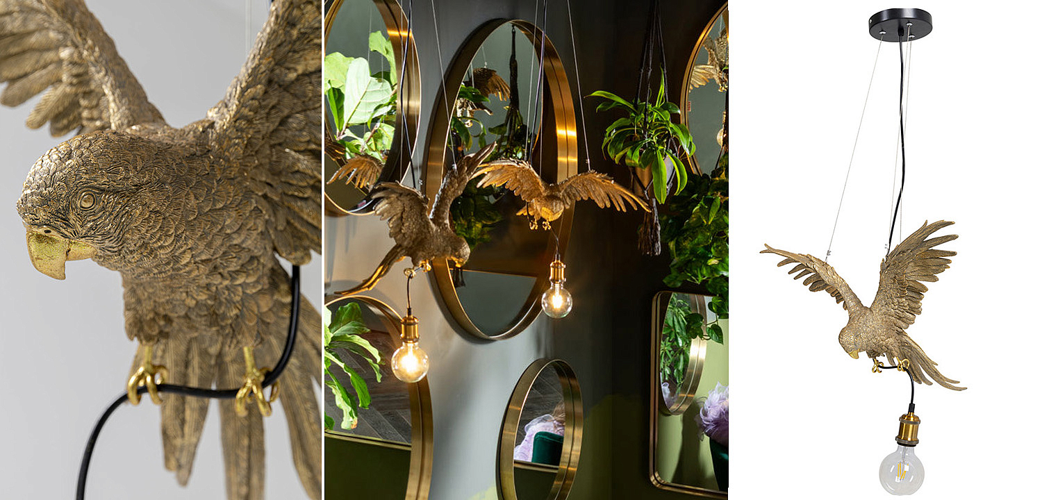 Подвесной Светильник Золотой Попугай Golden Parrot Подвесной Светильник Золотой Попугай Golden Parrot - Loft-Concept в Перми
