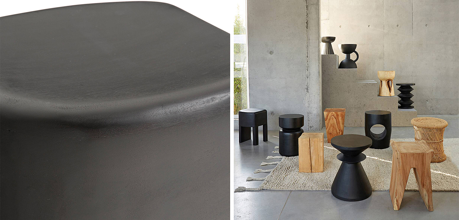 Приставной стол Mordred Mango Black Side Table Приставной стол Mordred Mango Black Side Table - Loft-Concept в Перми