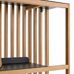 Стеллаж из дерева и метала Furniture Gutter and Lattice Rack варинант исполнения - 4 | Loft Concept в Перми