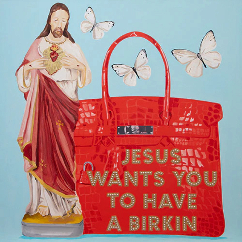 Картина Jesus Wants You To Have a Birkin Мульти Картина Jesus Wants You To Have a Birkin Мульти в Перми | Loft Concept