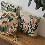 Подушка с цветочным принтом Blooming Elegance Lily варинант исполнения - 7 | Loft Concept в Перми