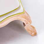 Кресло из натурального бука золотистое с изображением птиц и цветов Blooming Birds варинант исполнения - 3 | Loft Concept в Перми