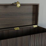 Большой дизайнерский Сундук Elsa Dreams Walnut варинант исполнения - 3 | Loft Concept в Перми