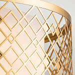 Потолочный светильник золотого цвета с каркасом в виде геометрических ромбов Elstead Lighting варинант исполнения - 4 | Loft Concept в Перми