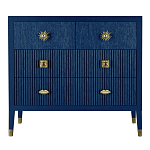 Бельевой Комод с 4 ящиками Elsa Dreams Blue варинант исполнения - 6 | Loft Concept в Перми