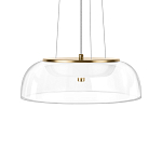 Подвесной светильник  с плоским прозрачным стеклянным плафоном Grada Light варинант исполнения - 4 | Loft Concept в Перми