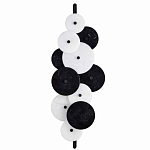 Бра светодиодное из черно-белых дисков Contrast Sample варинант исполнения - 4 | Loft Concept в Перми