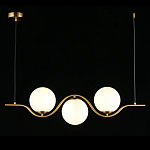 Люстра подвесная светодиодная Jagna 2 Gold and White варинант исполнения - 2 | Loft Concept в Перми