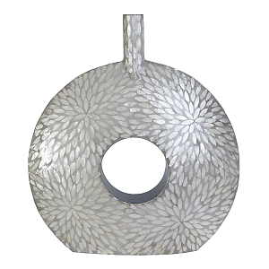 Ваза c инкрустацией Flower Grey