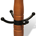 Вешалка напольная деревянная с черными металлическими крючками Noble Branches варинант исполнения - 3 | Loft Concept в Перми