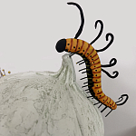 Статуэтка фантастический фрукт Exotic Tropical Fruit orange and white 67 варинант исполнения - 3 | Loft Concept в Перми