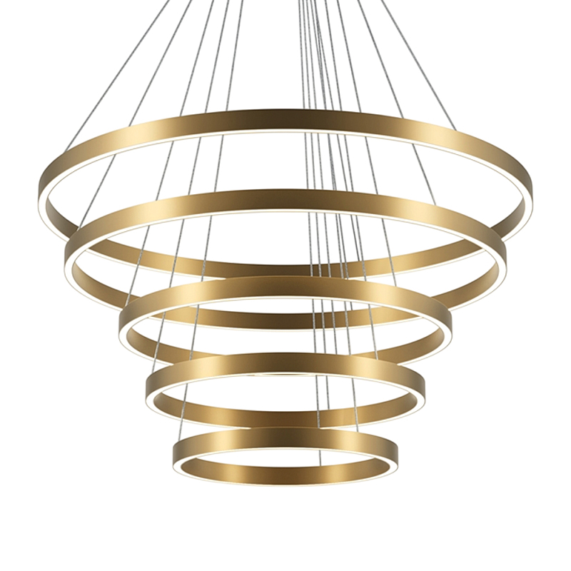 Люстра подвесная Rim 2600-3500К Латунь в Перми | Loft Concept 