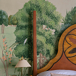 Обои ручная роспись Dandaka Glades Original colourway on painted Xuan paper варинант исполнения - 4 | Loft Concept в Перми