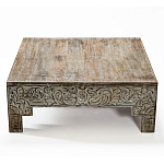Кофейный стол Carved Сoffee table ручная резьба по дереву варинант исполнения - 1 | Loft Concept в Перми
