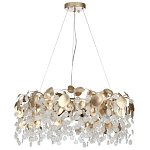 Люстра с декоративными подвесками из прозрачного стекла в форме монеток FAIRYTREE Light варинант исполнения - 10 | Loft Concept в Перми