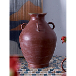 Ваза бордовая с 4-мя фактурными ручками Vase Burgundy Glaze варинант исполнения - 4 | Loft Concept в Перми