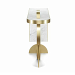 Консоль белая геометрической формы Collision варинант исполнения - 1 | Loft Concept в Перми