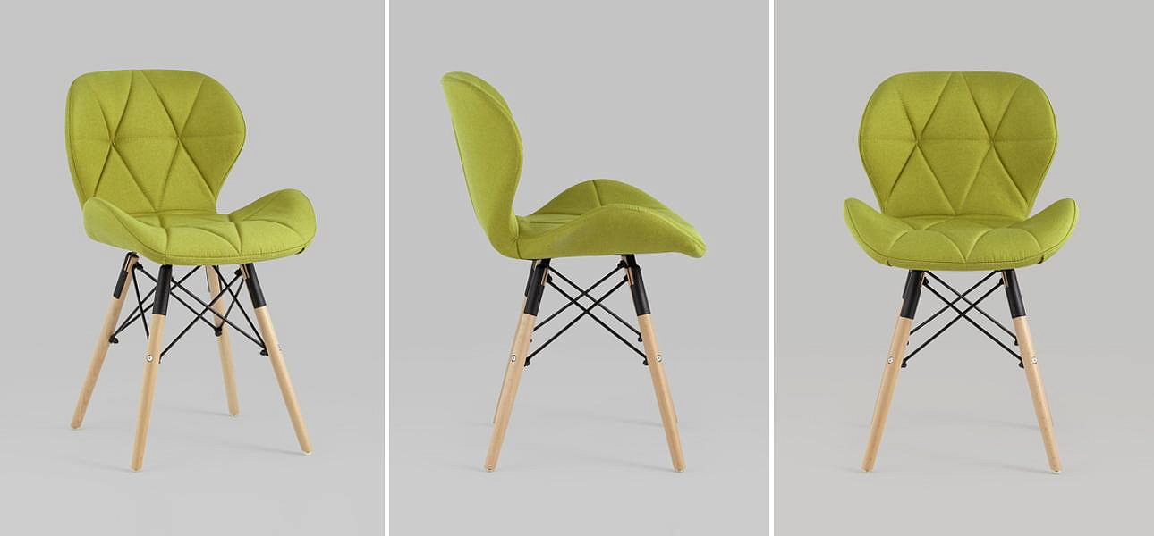 Стул Jeroen Chair Рогожка Цвет Лайм Стул Jeroen Chair Рогожка Цвет Лайм - Loft-Concept в Перми