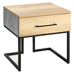 Тумба прикроватная с ящиком в стиле лофт Urban Style Space 2 варинант исполнения - 2 | Loft Concept в Перми