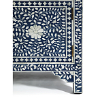 Комод инкрустация костью ORIENTAL Indian синий орнамент варинант исполнения - 5 | Loft Concept в Перми