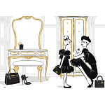 Megan Hess. Te Lttle Blk Dess варинант исполнения - 8 | Loft Concept в Перми