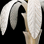 Торшер Glass Decorated Palm Floor Lamp White Листья Пальмы  варинант исполнения - 1 | Loft Concept в Перми