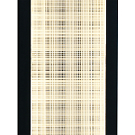 Светодиодное прямоугольное бра из металла черного цвета Lattice Lux варинант исполнения - 3 | Loft Concept в Перми