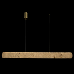 Подвесной светильник линейный цилиндрической формы из натурального алебастра Alabaster Geometry варинант исполнения - 1 | Loft Concept в Перми