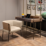 Письменный стол прямоугольный с 2-мя выдвижными ящиками Bristol варинант исполнения - 4 | Loft Concept в Перми