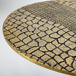 Кофейный столик с металлической столешницей Amphibian варинант исполнения - 3 | Loft Concept в Перми