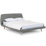 Кровать с мягким изголовьем Palmer Bed варинант исполнения - 10 | Loft Concept в Перми