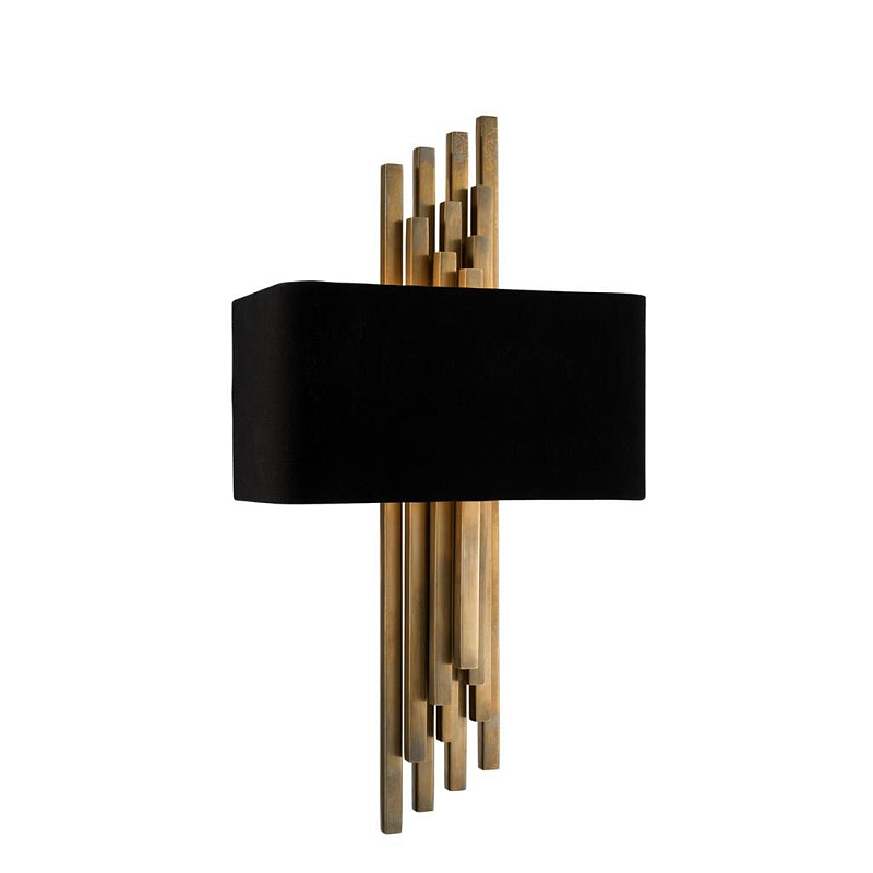 Бра Eichholtz Wall Lamp Caruso Brass Латунь Черный Бра Eichholtz Wall Lamp Caruso Brass Латунь Черный в Перми | Loft Concept