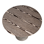 Стол барный круглый высокий с полосатым узором Zebroids варинант исполнения - 2 | Loft Concept в Перми