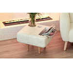 Керамический столик на деревянных ножках «Квадро» варинант исполнения - 7 | Loft Concept в Перми