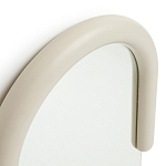 Зеркало овальное Curved Furniture бежевое варинант исполнения - 2 | Loft Concept в Перми