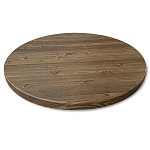 Стол журнальный c коричневой круглой столешницей на трех металлических ножках Charm Coffee Table варинант исполнения - 2 | Loft Concept в Перми