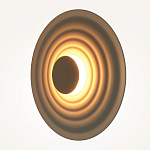 Бра круглое Soft Halo серый варинант исполнения - 3 | Loft Concept в Перми