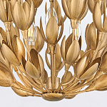 Люстра золотого цвета из множества металлических лепестков в форме тюльпанов Hinkley варинант исполнения - 5 | Loft Concept в Перми