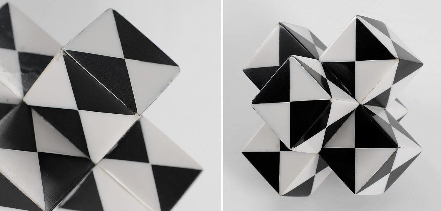 Статуэтка Geometric Figure black and white Статуэтка Geometric Figure black and white - Loft-Concept в Перми