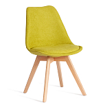 Стул с мягким бархатным сиденьем Chair Tulip варинант исполнения - 3 | Loft Concept в Перми