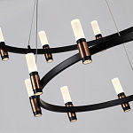 Люстра подвесная с двумя круглыми ярусами и цилиндрическими плафонами Arnaut Light варинант исполнения - 5 | Loft Concept в Перми