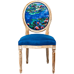 Стул из натурального бука с цветочным принтом Impressionism in Art варинант исполнения - 1 | Loft Concept в Перми