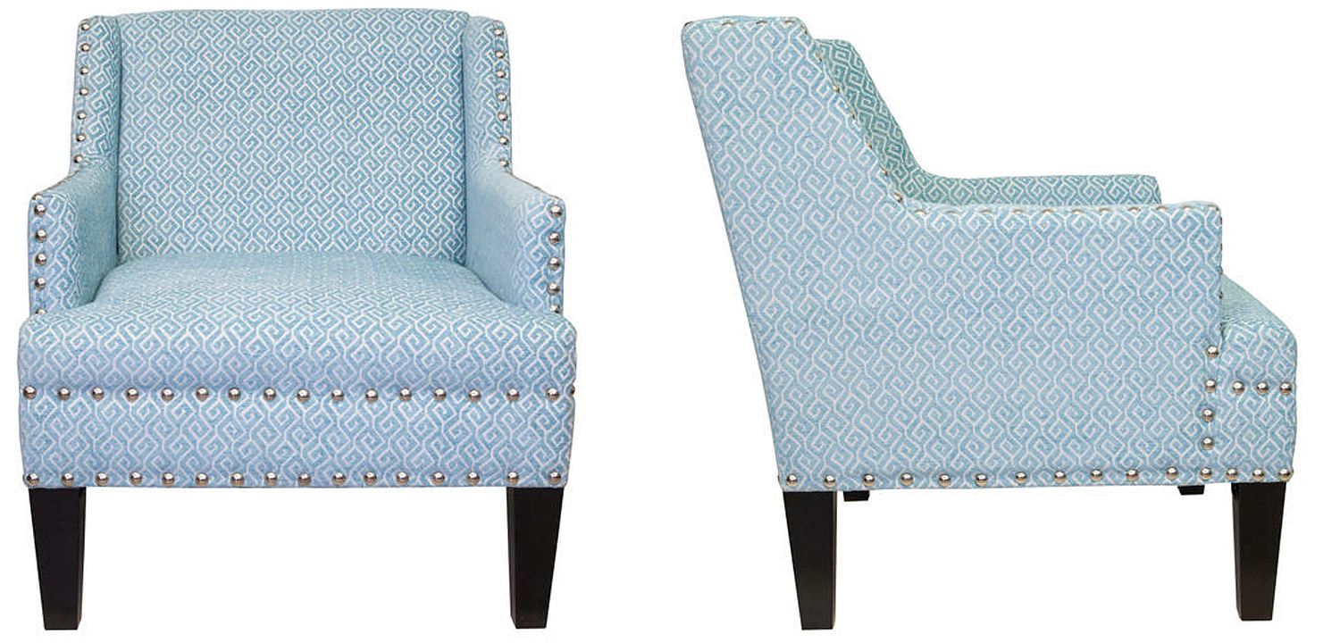 Кресло Fabio Armchair Velour blue Кресло Fabio Armchair Velour blue - Loft-Concept в Перми