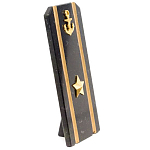 Сувенир Погон Майор ВМФ из натурального камня змеевик Souvenir Epaulets варинант исполнения - 1 | Loft Concept в Перми