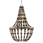 Люстра каплевидной формы с подвесками в виде декоративных бусин Flat Beads варинант исполнения - 3 | Loft Concept в Перми