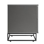 Тумба прикроватная цвета графит с ящиками Strict Lines варинант исполнения - 6 | Loft Concept в Перми